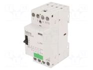 Contactor: 4-pole installation; 25A; 230VAC; NO x4; IKA-R ISKRA