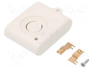 Enclosure: for remote controller; X: 36mm; Y: 50mm; Z: 14mm; ABS SUPERTRONIC
