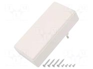 Enclosure: for power supplies; X: 120mm; Y: 56mm; Z: 31mm; ABS; white SUPERTRONIC