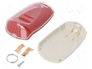 Enclosure: for remote controller; X: 41mm; Y: 65mm; Z: 17mm; ABS SUPERTRONIC