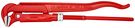 KNIPEX 83 10 015 Pipe Wrench 90° red powder-coated 420 mm