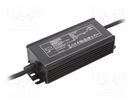 Power supply: switched-mode; LED; 75W; 45÷150VDC; 500mA; IP67; LCO TRIDONIC