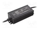 Power supply: switched-mode; LED; 75W; 22÷72VDC; 1050mA; IP67; LCO TRIDONIC