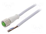 Cable: for sensors/automation; M12; PIN: 4; straight; 20m; plug MURRELEKTRONIK