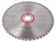 Circular saw; Ø: 254mm; Øhole: 30mm; Teeth: 48; Disc thick: 2.4mm METABO