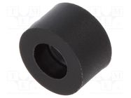 Spacer sleeve; cylindrical; polyamide; L: 3mm; Øout: 5mm; black DREMEC