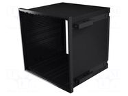 Enclosure: panel; X: 144mm; Y: 144mm; Z: 114mm; black ITALTRONIC