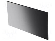 Front panel; for enclosures; Panel colour: black; UL94V-0 ITALTRONIC
