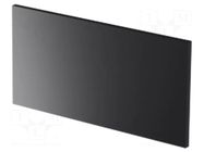 Front panel; for enclosures; Panel colour: black; UL94V-0 ITALTRONIC