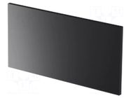 Front panel; for enclosures; Panel colour: black; UL94V-0 ITALTRONIC