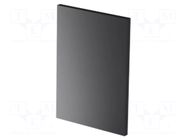 Front panel; for enclosures; Panel colour: black; UL94V-0 ITALTRONIC