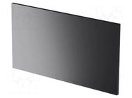 Front panel; for enclosures; Panel colour: black; UL94V-0 ITALTRONIC