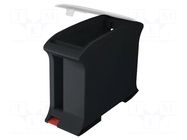 Enclosure: for DIN rail mounting; Y: 101mm; X: 37.5mm; Z: 80.2mm ITALTRONIC