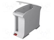 Enclosure: for DIN rail mounting; Y: 101mm; X: 37.5mm; Z: 80.2mm ITALTRONIC