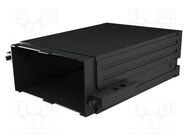 Enclosure: enclosure base; X: 96mm; Y: 48mm; Z: 124mm; PPO; black ITALTRONIC