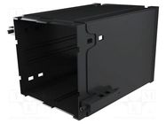 Enclosure: enclosure base; X: 96mm; Y: 96mm; Z: 124mm; PPO; black ITALTRONIC