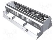 Enclosure: for DIN rail mounting; Y: 110mm; X: 213mm; Z: 62mm; grey ITALTRONIC