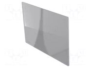 Front panel; for enclosures; polycarbonate ITALTRONIC