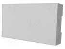 Enclosure: for DIN rail mounting; Y: 90mm; X: 158mm; Z: 32mm; grey ITALTRONIC