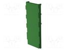 Stopper; 35 Railbox Vertical & Multilevel; green ITALTRONIC