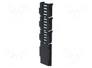 Stopper; 17.5 Railbox Multilevel; dark grey ITALTRONIC
