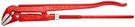 KNIPEX 83 20 020 Pipe Wrench 45° red powder-coated 570 mm