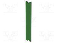 Internal panel; 17.5 Railbox Compact Vertical; green ITALTRONIC