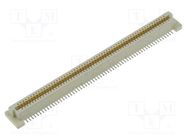 Connector: PCB to PCB; female; PIN: 120; 0.8mm; H: 5mm; FH; 0.5A; LCP TE Connectivity