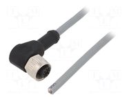 Cable: for sensors/automation; M12; PIN: 4; angled; 5m; plug; 250VDC SENSATA / CYNERGY3