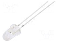 LED; green; 5mm; 30000÷35000mcd; 8°; Front: convex; 2.9÷3.6VDC OPTOSUPPLY