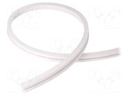 NEON LED tape; white warm; LED/m: 120; 10mm; IP65; 9.6W/m; Thk: 18mm WISVA OPTOELECTRONICS