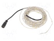 LED; white cold; 3.75W; 100lm; 120°; No.of diodes: 100; 5VDC OPTOSUPPLY