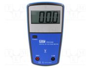 Voltmeter; LCD; 3,5 digit; VDC: 100mV÷199.9V; 94x150x35mm; 0.5% MCP