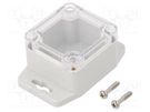 Enclosure: multipurpose; X: 50mm; Y: 52mm; Z: 35mm; with fixing lugs GAINTA
