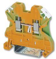 TERMINAL BLOCK, DIN RAIL, 2POS, 12AWG