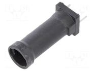 Fuse holder; THT; 5x20mm; -40÷85°C; 6.3A; thermoplastic; black LITTELFUSE