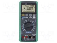 Digital multimeter; USB; LCD; (50000); C accuracy: ±(1%+5digit) KYORITSU