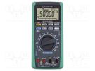 Digital multimeter; USB; LCD; (50000); C accuracy: ±(1%+5digit) KYORITSU