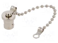 Protection cover; chain; Application: BNC plug AMPHENOL RF