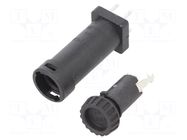 Fuse holder; THT; 5x20mm; -40÷85°C; 10A; thermoplastic; UL94V-0 SCHURTER