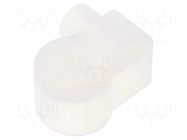 Stopper; silicone; left,with hole FOSE