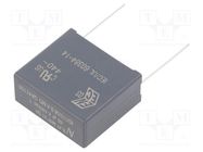 Capacitor: polypropylene; X1; R47 X1; 0.68uF; 32x28x14mm; THT; ±10% KEMET