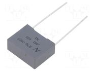 Capacitor: polypropylene; 0.082uF; THT; ESR: 13.59mΩ; R76; ±5% KEMET