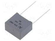 Capacitor: polypropylene; 0.12uF; THT; ESR: 13.26mΩ; R76; ±5% KEMET
