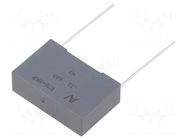 Capacitor: polypropylene; 0.22uF; THT; ESR: 10.85mΩ; R76; ±5% KEMET