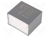 Capacitor: polypropylene; DC-Link; 25uF; ESR: 5.7mΩ; THT; ±5%; 22A KEMET