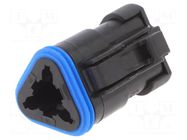 Connector: wire-wire; terminals, size 16; plug; female; PX0; PIN: 3 BULGIN