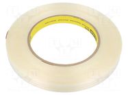 Tape: fixing; W: 12mm; L: 55m; Thk: 0.15mm; synthetic caoutchouc 3M