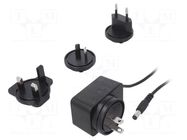 Power supply: switching; mains,plug-in; 12VDC; 1A; 12W; 82.97% POS