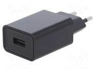 Power supply: switching; mains,plug-in; 5VDC; 1A; 5W; Out: USB; POSC POS